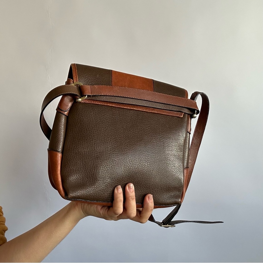 III Mileno Leather Brown shoulder bag. - Picture 3 of 11